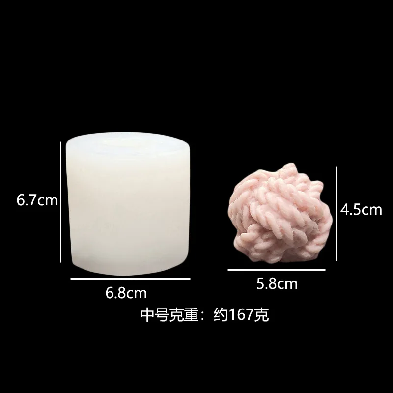 New 3d Silicone Woolen Candle Molds Korean Candle Mold Woolen Ball Design Handmade Soy Candles Making Aroma Wax Soap Molds
New 3d Silicone Woolen Candle Molds Korean Candle Mold Woolen Ball Design Handmade Soy Candles Making Aroma Wax Soap Molds