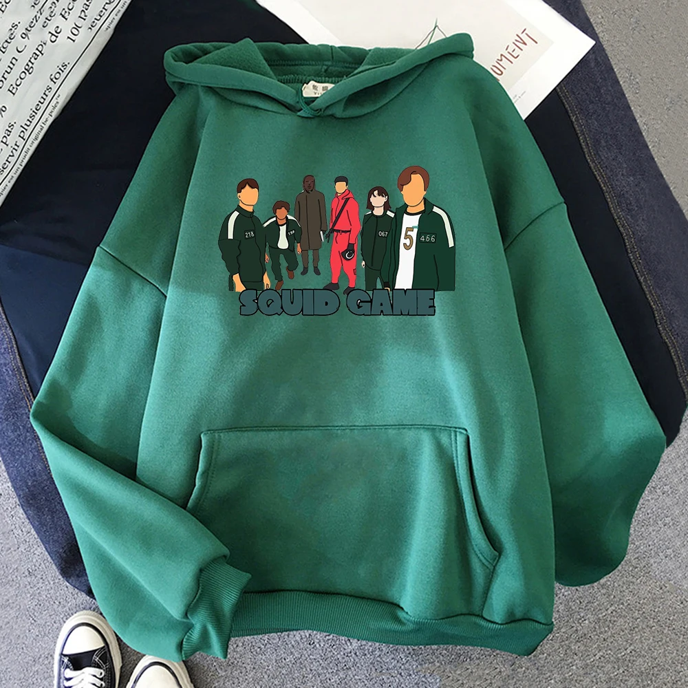 Squid Game Hoodie 067 Man Women Hooded Oversized Hoodies Print Long Sleeve Sweatshirts with Pocket Pullovers Round Six Tv Tops
Squid Game Hoodie 067 Man Women Hooded Oversized Hoodies Print Long Sleeve Sweatshirts with Pocket Pullovers Round Six Tv Tops