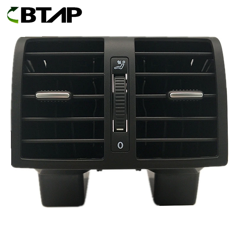 

BTAP New Original Black Rear Air Conditioning Air Outlet ForTouran Caddy 2003-2015 1TD819203A 1TD819203B 1TD819203