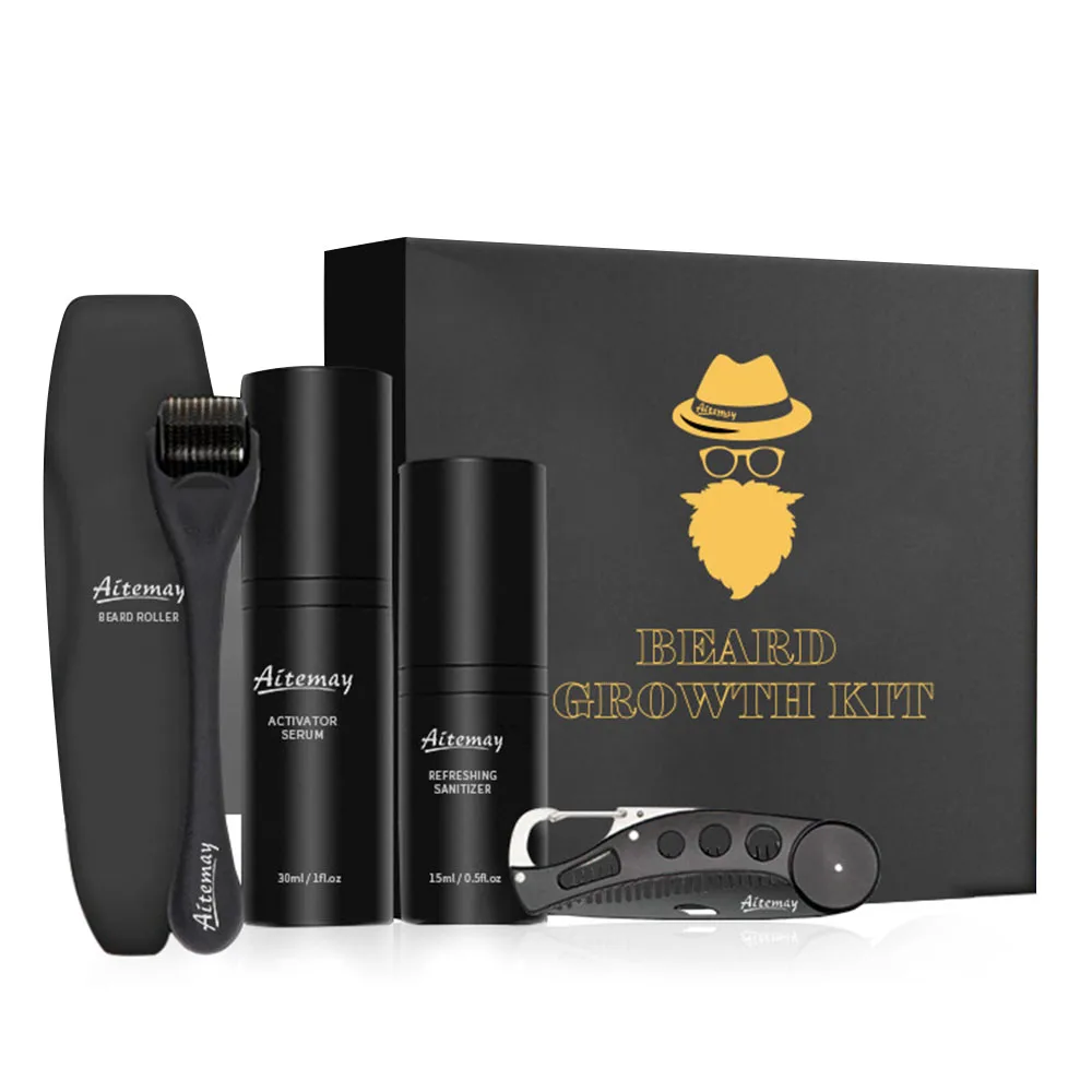 4 Pcs/set Barbe Beard Growth Kit Hair Growth Enhancer Thicker Oil Nourishing Essence Leave-in Conditioner Beard Care with Comb
4 Pcs/set Barbe Beard Growth Kit Hair Growth Enhancer Thicker Oil Nourishing Essence Leave-in Conditioner Beard Care with Comb