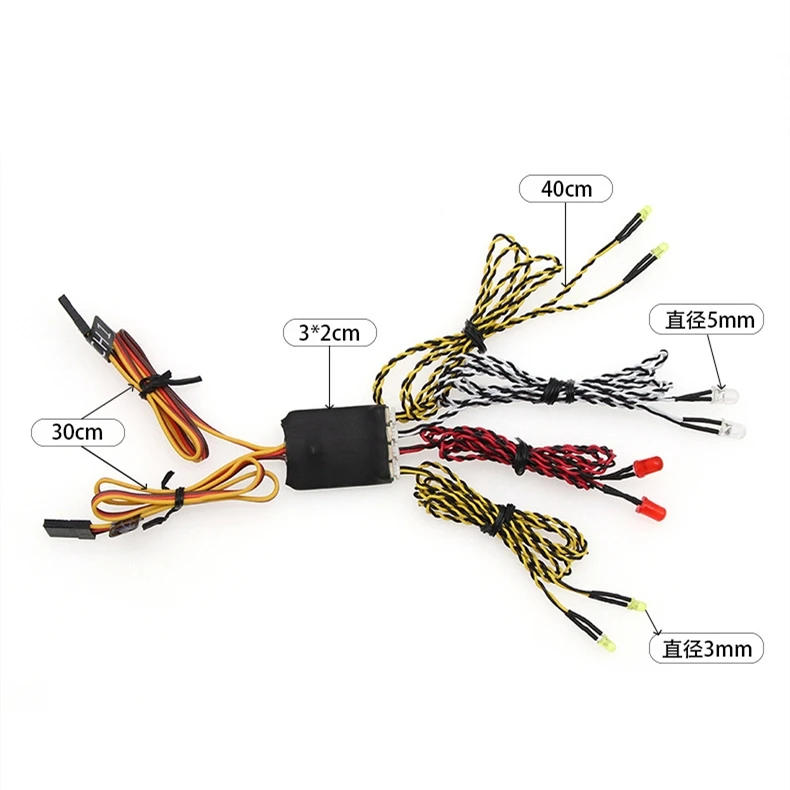 8 LED Light System Front & Rear Lamp Group Turn Light for RC Crawler Car Traxxas TRX4 Axial SCX10 WPL D12 MN99S MN86S
8 LED Light System Front & Rear Lamp Group Turn Light for RC Crawler Car Traxxas TRX4 Axial SCX10 WPL D12 MN99S MN86S