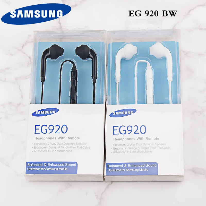 Оригинальные наушники SAMSUNG EG920 проводные Note3 с микрофоном для мобильных телефонов