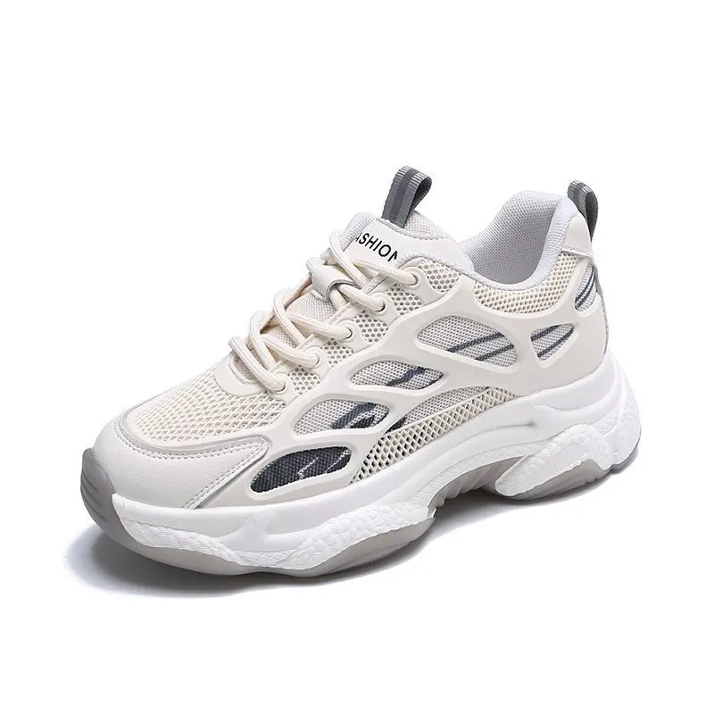 Women's 2021 European and American New Style Breathable Mesh Lace-up Platform Platform Casual Sneakers
Women's 2021 European and American New Style Breathable Mesh Lace-up Platform Platform Casual Sneakers