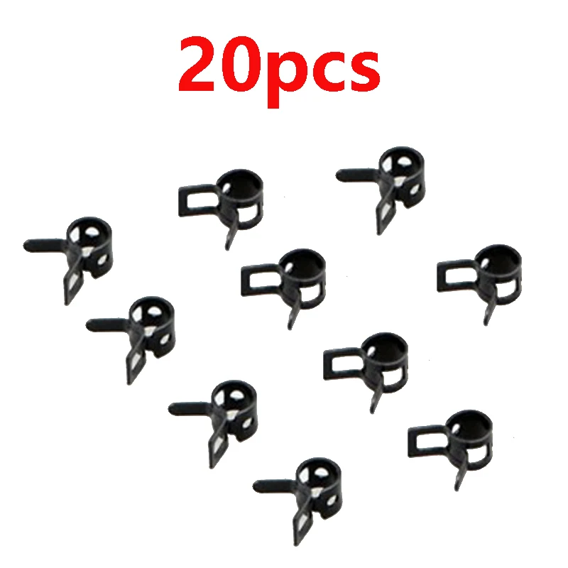 20pcs Medium Metal Tubing Clamp Spring Steel Snap Clamp 6MM for Carburettor Nozzle End Fixed RC Parts & Accessories Models DIY
20pcs Medium Metal Tubing Clamp Spring Steel Snap Clamp 6MM for Carburettor Nozzle End Fixed RC Parts & Accessories Models DIY