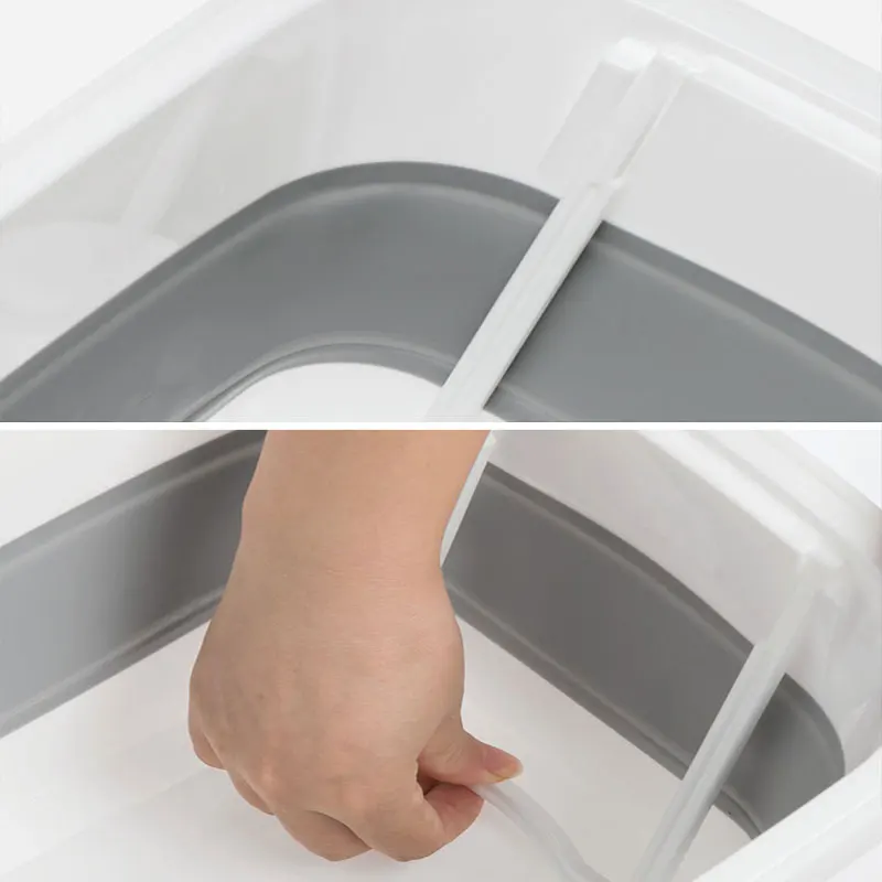 Portable Foldable Mop Bucket Rectangular Vehicle Cleaning Plastic Basin Household Large Size Mop Barrel Water Storage Tank 
Portable Foldable Mop Bucket Rectangular Vehicle Cleaning Plastic Basin Household Large Size Mop Barrel Water Storage Tank