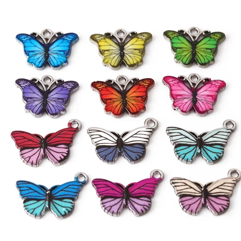 Lacoogh 10pcs 20*14/18*12mm Butterfly Pendant Necklace Jewellery For DIY Bracelets Necklace Earings Jewelry Making
Lacoogh 10pcs 20*14/18*12mm Butterfly Pendant Necklace Jewellery For DIY Bracelets Necklace Earings Jewelry Making