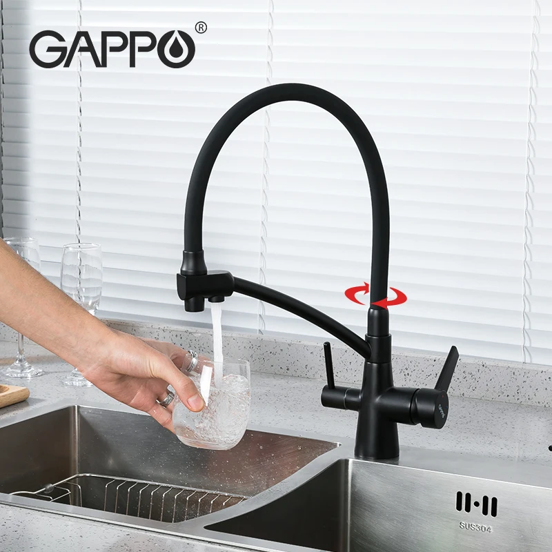 Смеситель для питьевой воды GAPPO, черный кран с фильтрованной смеситель горячей и холодной воды для раковины
Смеситель для питьевой воды GAPPO, черный кран с фильтрованной смеситель горячей и холодной воды для раковины