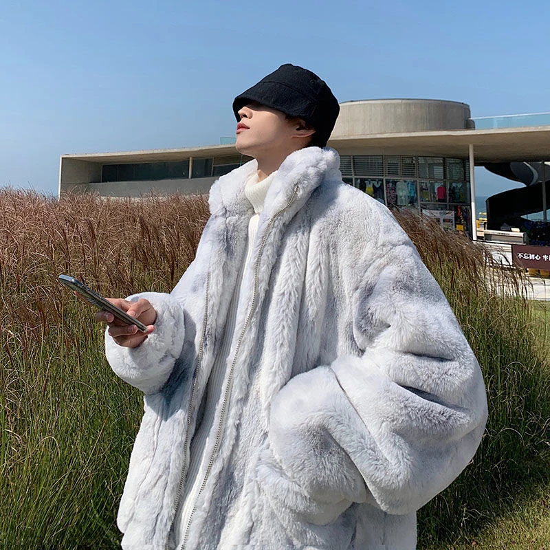 New Winter Cotton-Padded Clothes Fur Coats men Oversize Thick Hooded Warm Jacket Faux Furs Plush Outerwear Fashion male Parkas
New Winter Cotton-Padded Clothes Fur Coats men Oversize Thick Hooded Warm Jacket Faux Furs Plush Outerwear Fashion male Parkas