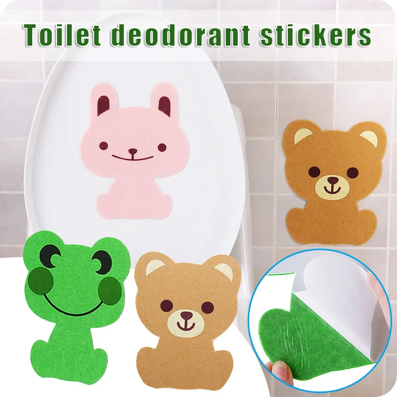 Bathroom Toilet Stickers with Deodorant Function Cartoon Felt Toilet Seat Decals Cute Figure for Home Wall
Bathroom Toilet Stickers with Deodorant Function Cartoon Felt Toilet Seat Decals Cute Figure for Home Wall