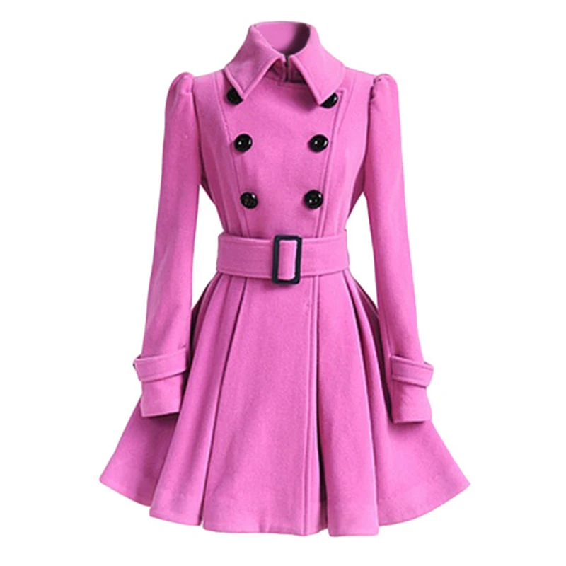 2020 Autumn And Winter Woman's Elegant Solid Color Woolen Belt Jacket Female Casual Lapel Clothing With Hem Ladies Trench Coat
2020 Autumn And Winter Woman's Elegant Solid Color Woolen Belt Jacket Female Casual Lapel Clothing With Hem Ladies Trench Coat