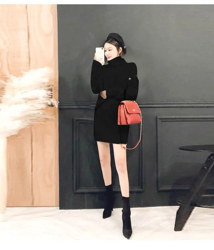 Winter Women Knitted 2 Piece Set 2019 Runway Red Knitting Loose Warm Turtlenek Sweater Top + Elastic Waist Skirt Suits Outfits
Winter Women Knitted 2 Piece Set 2019 Runway Red Knitting Loose Warm Turtlenek Sweater Top + Elastic Waist Skirt Suits Outfits
