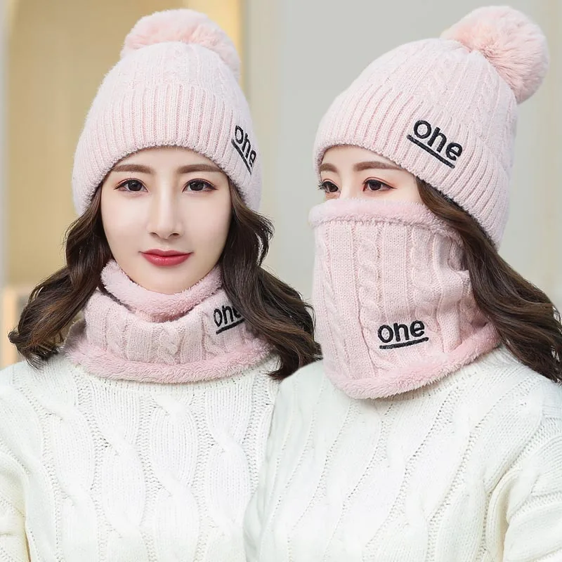 Letter One Winter hat and Ring Scarf Set Two-Piece Women Thicken Winter Warm Set Female Hats Scarves Unisex Beanie hat keep warm
Letter One Winter hat and Ring Scarf Set Two-Piece Women Thicken Winter Warm Set Female Hats Scarves Unisex Beanie hat keep warm