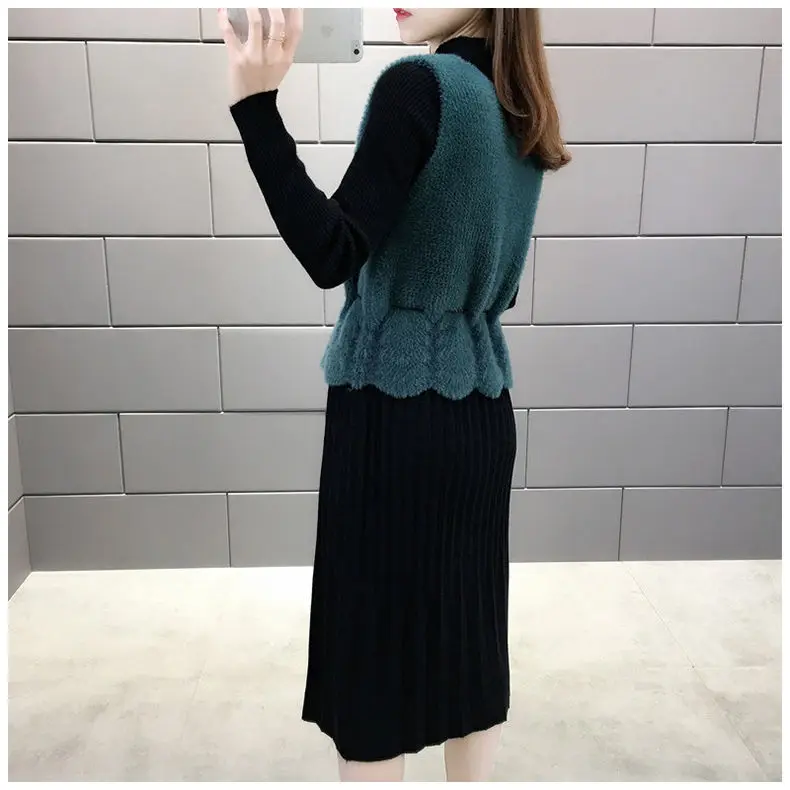 Autumn Winter Clothes Women Korean 2020 New Two Piece Outfits for Women Knitted Slim Elegant Suit Femme Roupas 2 Piece Set
Autumn Winter Clothes Women Korean 2020 New Two Piece Outfits for Women Knitted Slim Elegant Suit Femme Roupas 2 Piece Set