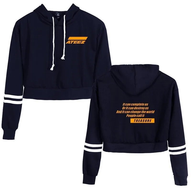 Ateez Kpop Sweatshirts Women Korean Navel Hoodies Sweatshirt Printed Cool Sexy Stylish New Popular Harajuku Pullover Streetwear
Ateez Kpop Sweatshirts Women Korean Navel Hoodies Sweatshirt Printed Cool Sexy Stylish New Popular Harajuku Pullover Streetwear