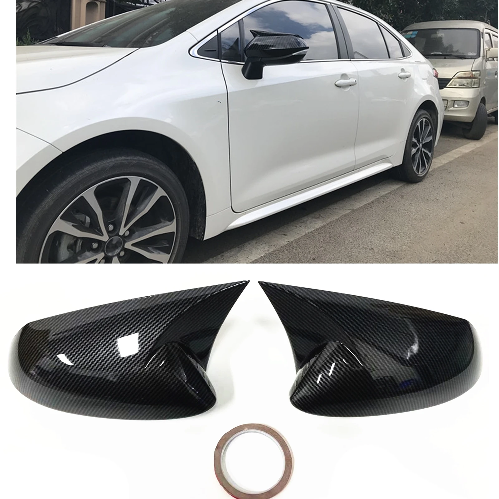 Для TOYOTA COROLLA все модели 2020-2021 из углеродного волокна внешний вид автомобиля задний корпус боковая крышка заднего вида крышка зеркала чехол
Для TOYOTA COROLLA все модели 2020-2021 из углеродного волокна внешний вид автомобиля задний корпус боковая крышка заднего вида крышка зеркала чехол