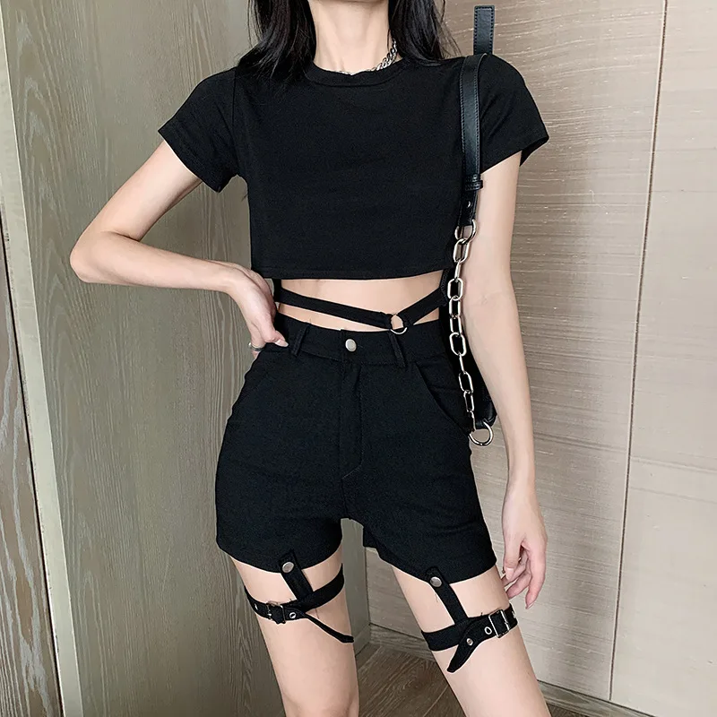 GothGotik Cool Gothic Style High Waisted Shorts For Woman Black Sexy Basic Top Goth Punk Streetwear Club Party Summer
GothGotik Cool Gothic Style High Waisted Shorts For Woman Black Sexy Basic Top Goth Punk Streetwear Club Party Summer
