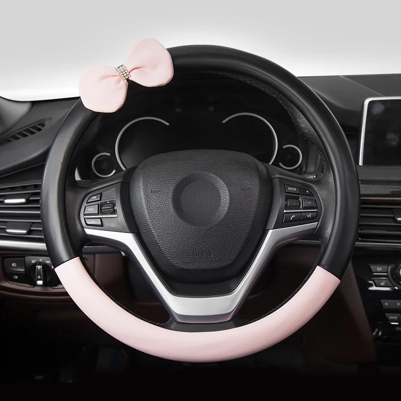 38cm Four Seasons Universal Motors Steering Wheel Cover Wear-resistant Microfiber Leather Steering Wheel Cover Car Accessories
38cm Four Seasons Universal Motors Steering Wheel Cover Wear-resistant Microfiber Leather Steering Wheel Cover Car Accessories