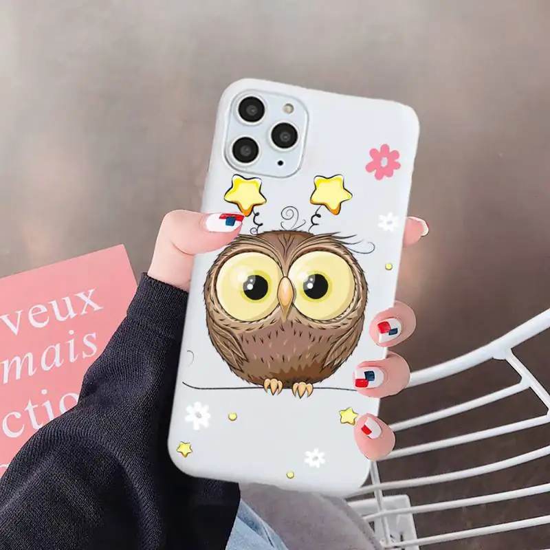 Lovely Animal Owl Phone Case Candy Color for iPhone 6 7 8 11 12 s mini pro X XS XR MAX Plus
Lovely Animal Owl Phone Case Candy Color for iPhone 6 7 8 11 12 s mini pro X XS XR MAX Plus