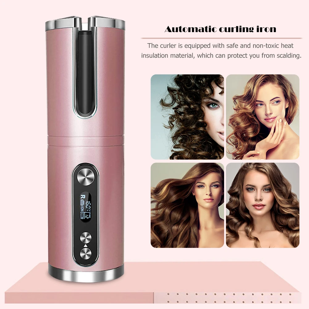 Automatic Hair Curler Iron Wireless Curling USB Rechargeable Air Ceramic Roller Perm Easy Use Practical Hair Styling Tools
Automatic Hair Curler Iron Wireless Curling USB Rechargeable Air Ceramic Roller Perm Easy Use Practical Hair Styling Tools