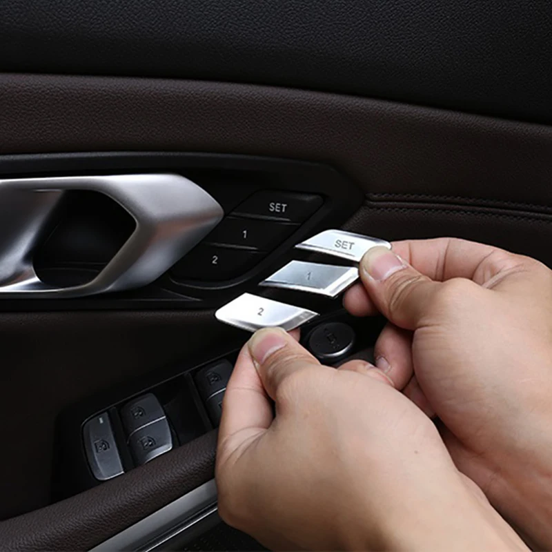 3PCS Car Styling Seat Adjustment Memory Button Sequins Sticker Door Lock Switch Cover Trim for 3 Series G20 G28 2020
3PCS Car Styling Seat Adjustment Memory Button Sequins Sticker Door Lock Switch Cover Trim for 3 Series G20 G28 2020