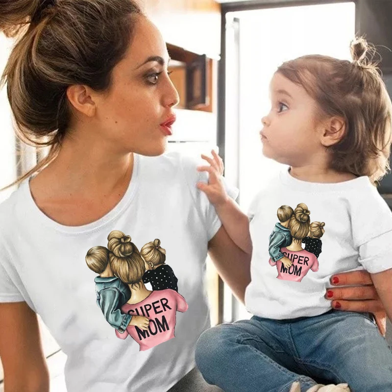 super mom and daughter matching tshirt cute Graphic family matching clothes Graphic Mommy and Me baby kid Matching Outfits
super mom and daughter matching tshirt cute Graphic family matching clothes Graphic Mommy and Me baby kid Matching Outfits
