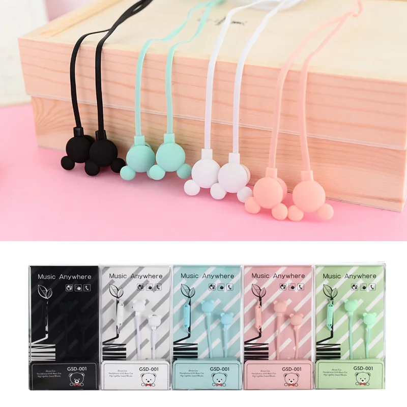 Candy Color Bear Earphones 3.5mm Stereo Headset Bass Earphone Earplugs With Mic For Samsung Xiaomi iPhone Kid Girls Gifts
Candy Color Bear Earphones 3.5mm Stereo Headset Bass Earphone Earplugs With Mic For Samsung Xiaomi iPhone Kid Girls Gifts