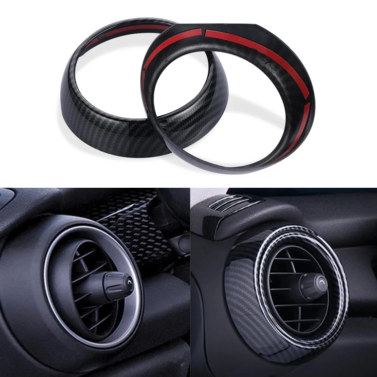 Car Air Vent Ring Outlet Cover Case Carbon Fiber Shell Housing Sticker Decor For Mini Cooper One S JCW F55 F56 F57 Accessorie
Car Air Vent Ring Outlet Cover Case Carbon Fiber Shell Housing Sticker Decor For Mini Cooper One S JCW F55 F56 F57 Accessorie