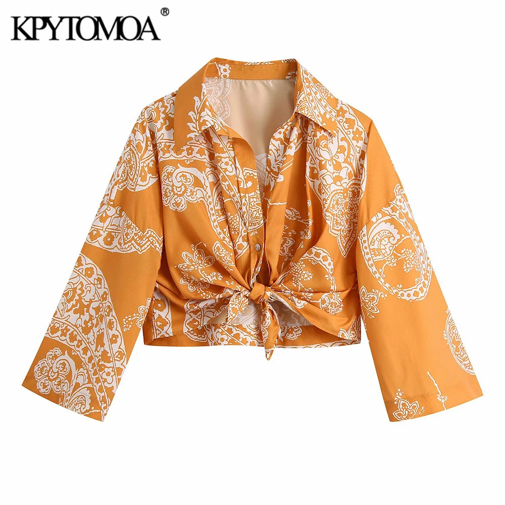 KPYTOMOA, модель 2021 года, модные женские винтажные рубашки с принтом в виде узлов, с рукавом три четверти, шикарные топы
KPYTOMOA, модель 2021 года, модные женские винтажные рубашки с принтом в виде узлов, с рукавом три четверти, шикарные топы