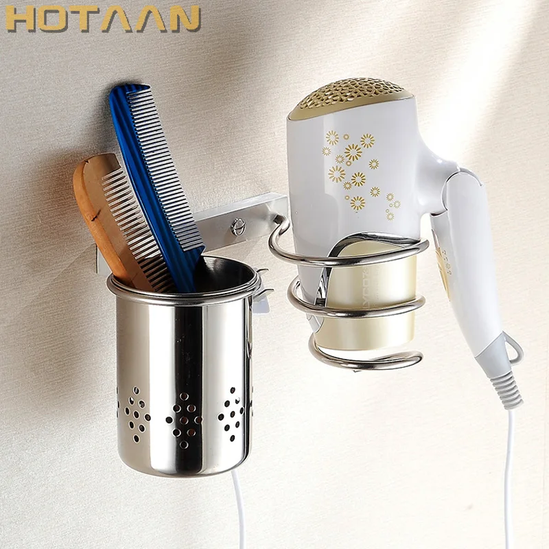 Solid & Anti-rust SUS 304 STAINLESS STEEL Hair dryer holder Hair dryer rack stand rack shelf Bathroom accessories YT-8213 
Solid & Anti-rust SUS 304 STAINLESS STEEL Hair dryer holder Hair dryer rack stand rack shelf Bathroom accessories YT-8213