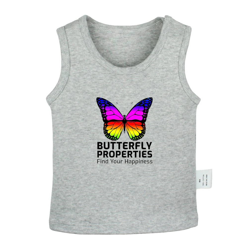 Butterfly Properties Find Your Happiness Chinese Dragon Totem Newborn Baby Tank Tops Toddler Vest Sleeveless Infant Clothes
Butterfly Properties Find Your Happiness Chinese Dragon Totem Newborn Baby Tank Tops Toddler Vest Sleeveless Infant Clothes