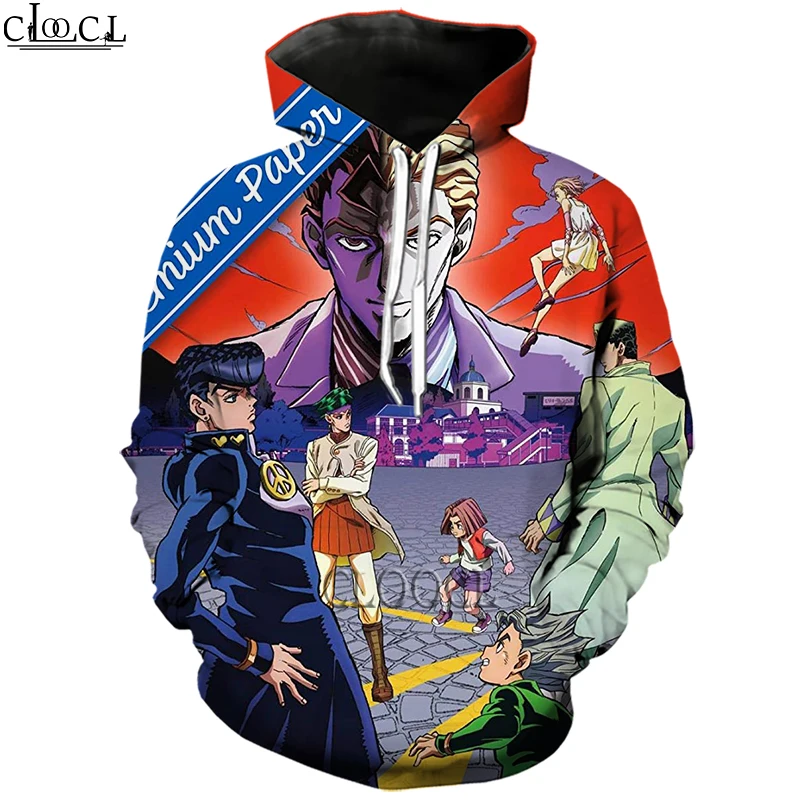 HX Anime JoJo's Bizarre Adventure Hoodie Men Women Sweatshirts 3D Print Fashion Harajuku Casual Tracksuit Drop Shipping
HX Anime JoJo's Bizarre Adventure Hoodie Men Women Sweatshirts 3D Print Fashion Harajuku Casual Tracksuit Drop Shipping