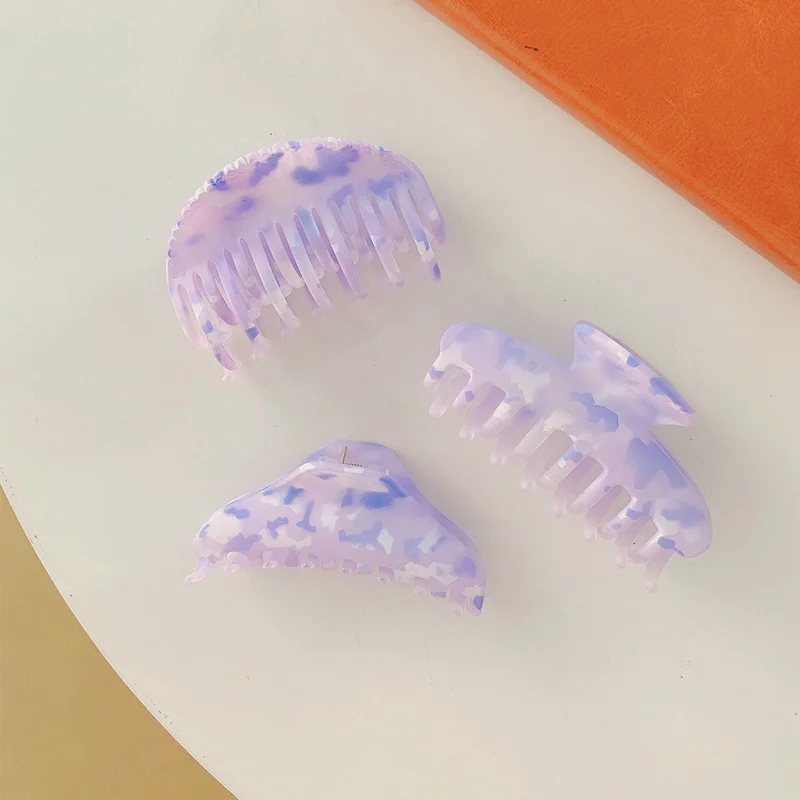Sweet Women Girls Hair Claws Crab Purple Acrylic Barrette Vintage Hair Clip Simple Elegant Hair Accessories Ponytail Clip Crabs
Sweet Women Girls Hair Claws Crab Purple Acrylic Barrette Vintage Hair Clip Simple Elegant Hair Accessories Ponytail Clip Crabs
