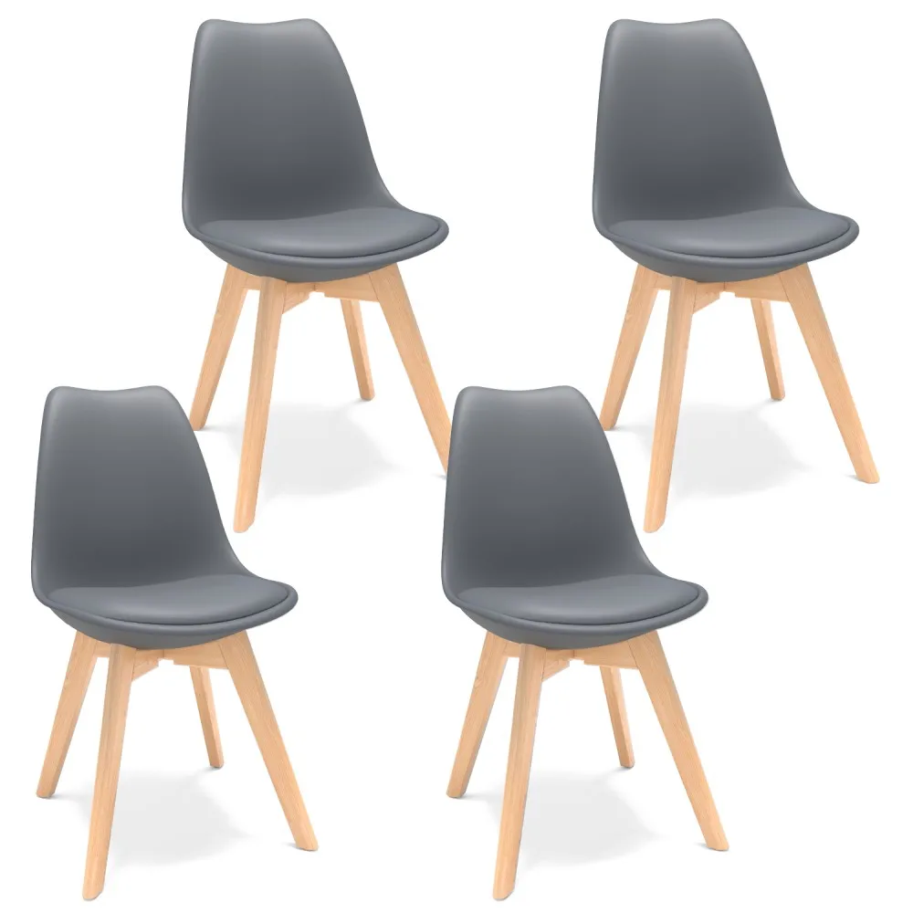 Furgle 4Pcs/Set Dining Chair Scandinavian Design Coffee Chairs with Solid Wood Leg Cushions Desk Chairs for Kitchen Dining Room
Furgle 4Pcs/Set Dining Chair Scandinavian Design Coffee Chairs with Solid Wood Leg Cushions Desk Chairs for Kitchen Dining Room