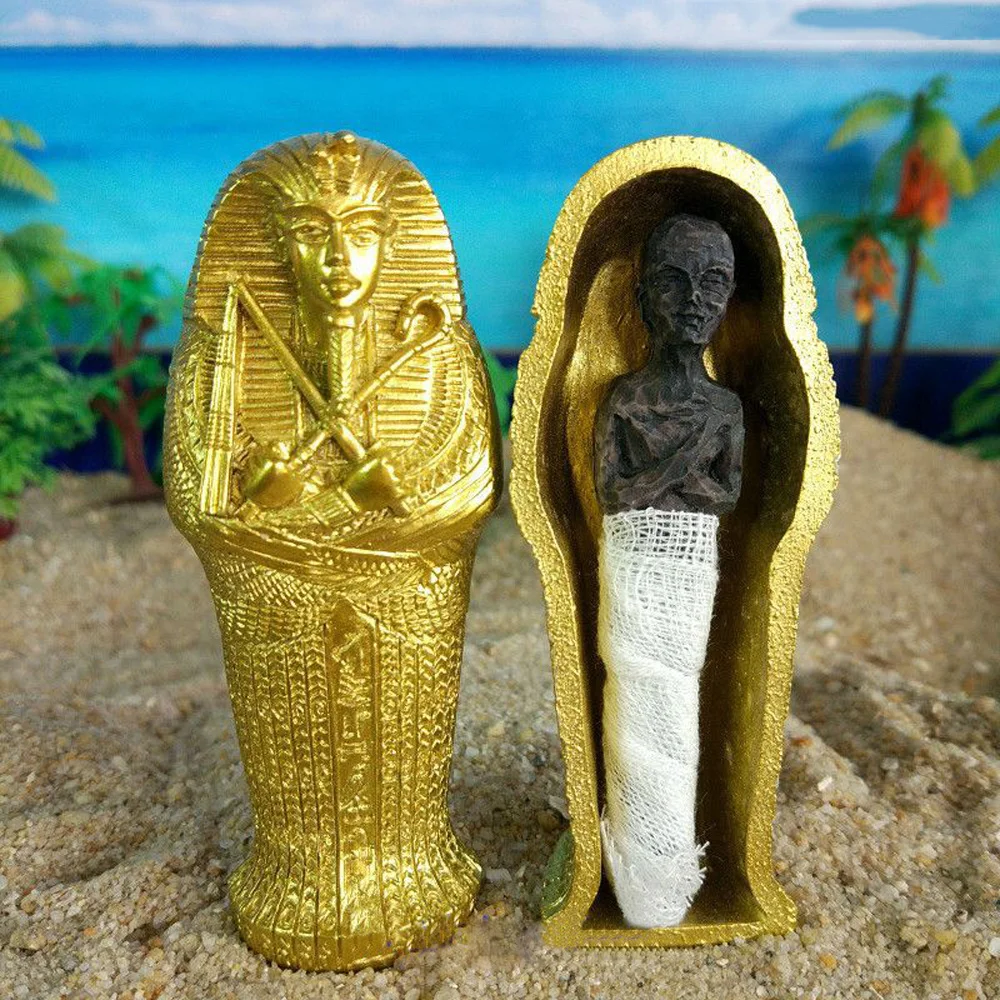 1 Set Egyptian Mummy Model Resin Egypt Mummy Figurine Model Statue Miniature Egyptian King Sandplay Decor Ancient Egyptian Mummy
1 Set Egyptian Mummy Model Resin Egypt Mummy Figurine Model Statue Miniature Egyptian King Sandplay Decor Ancient Egyptian Mummy