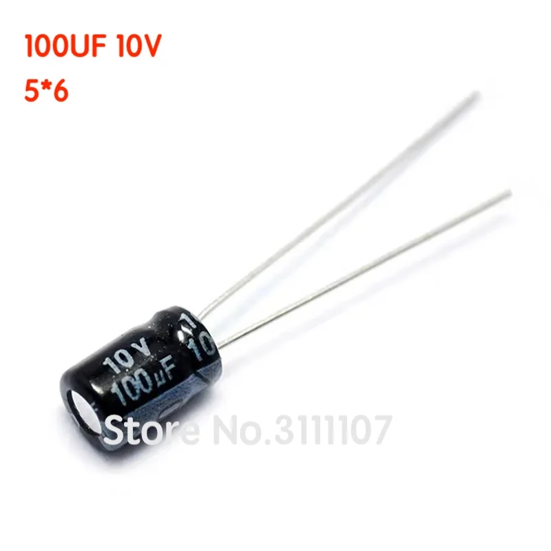 20PCS/LOT 100UF 10V 5*6 Aluminum electrolytic capacitor 5*6 Electrolytic Capacitor 10v 100uf
20PCS/LOT 100UF 10V 5*6 Aluminum electrolytic capacitor 5*6 Electrolytic Capacitor 10v 100uf