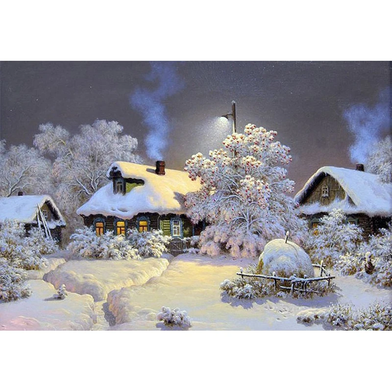 SHAYI DIY Diamond Painting Romance Snowscape Mosaic Embroidery Cross Stitch Full Square/Round Drill Scenery Home Decor Picture
SHAYI DIY Diamond Painting Romance Snowscape Mosaic Embroidery Cross Stitch Full Square/Round Drill Scenery Home Decor Picture