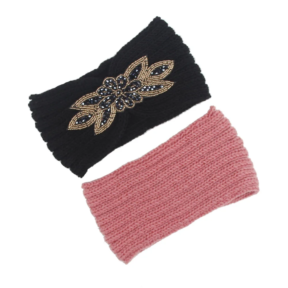 New Wool Elastic Wide Knitted Headband Fashion Boho Rhinestone Winter Warm Crochet Head Wrap Hair Bands Women Hair Accessories
New Wool Elastic Wide Knitted Headband Fashion Boho Rhinestone Winter Warm Crochet Head Wrap Hair Bands Women Hair Accessories