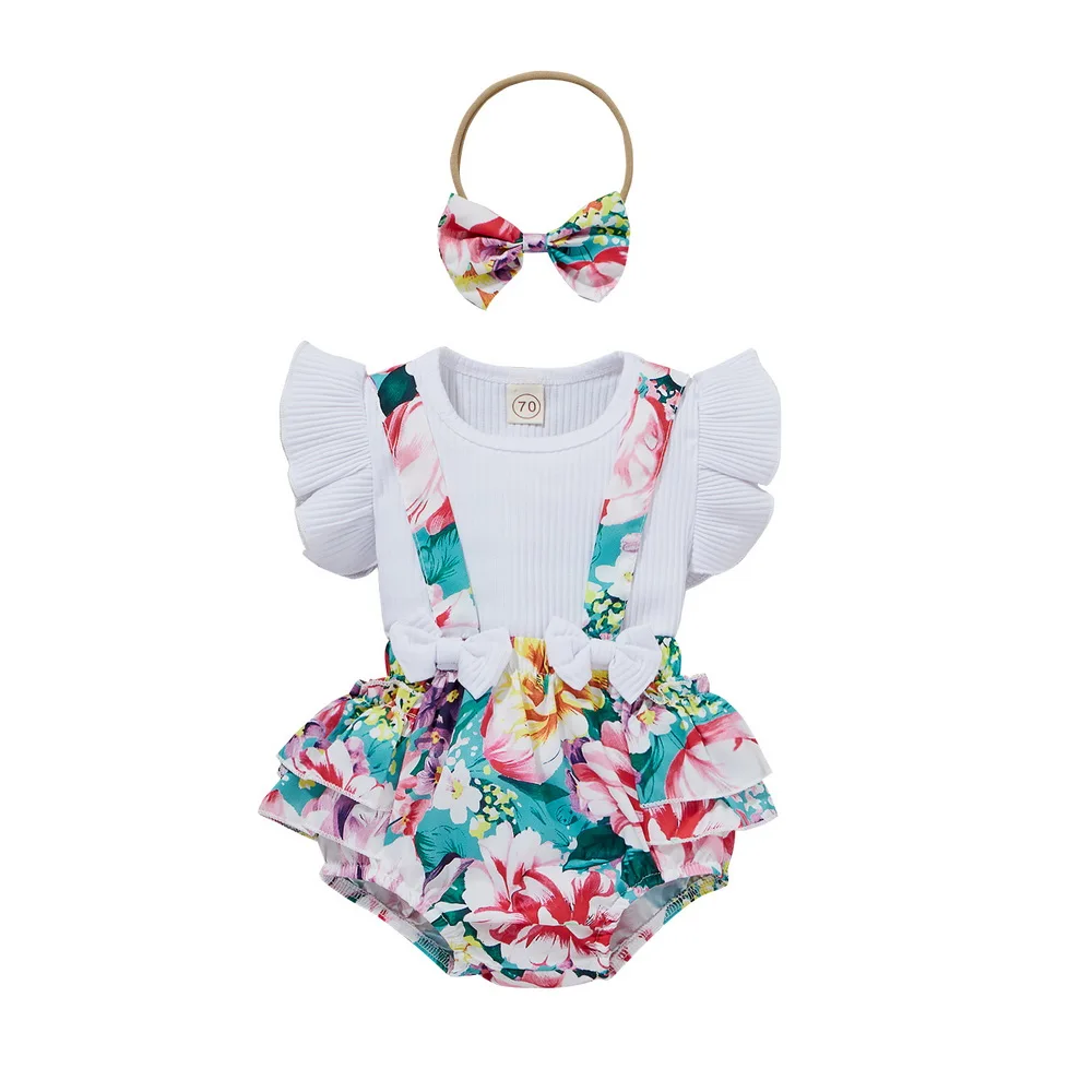 Summer Newborn Baby Girls Clothes Baby Fly Ruffle Sleeve Tops Sunflower Shorts Headband 3Pcs Outfits Set for 0-12 Months D30
Summer Newborn Baby Girls Clothes Baby Fly Ruffle Sleeve Tops Sunflower Shorts Headband 3Pcs Outfits Set for 0-12 Months D30