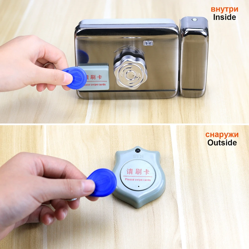 Electric Lock for Video Intercom Home Access Control System Double Locks Swiping ID Card Unlock Door Intercom Unlock
Electric Lock for Video Intercom Home Access Control System Double Locks Swiping ID Card Unlock Door Intercom Unlock