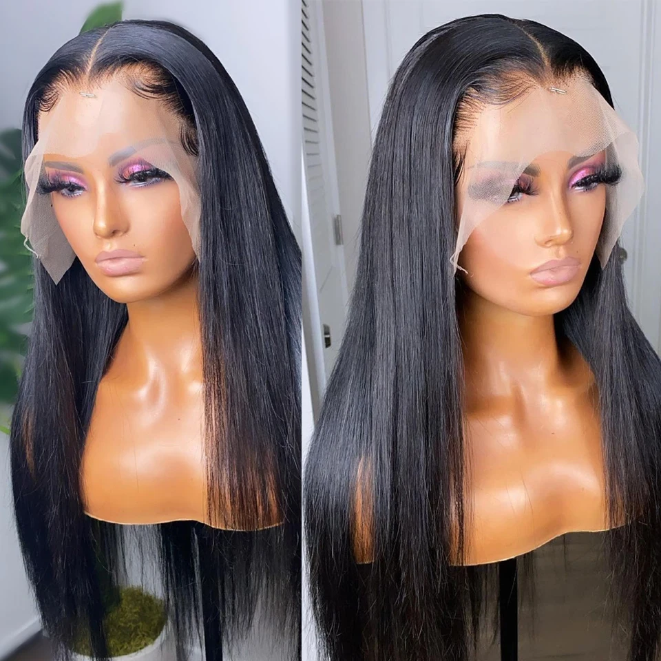 Straight 360 Lace Front Human Hair Wigs For Women 13x6 13x4 Lace Frontal Wig Pre Pluck Brazilian Straight 4x4 Closure Wig 180%
Straight 360 Lace Front Human Hair Wigs For Women 13x6 13x4 Lace Frontal Wig Pre Pluck Brazilian Straight 4x4 Closure Wig 180%