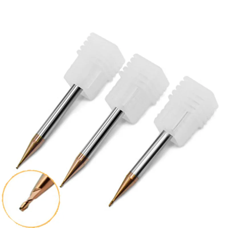 5pcs 0.1/0.2/0.3/0.4/0.5/0.6/0.8/mm Processing 60 hardness length 50MM 2 Flute CNC fraise enduit fraise Carbide Micro End Mill
5pcs 0.1/0.2/0.3/0.4/0.5/0.6/0.8/mm Processing 60 hardness length 50MM 2 Flute CNC fraise enduit fraise Carbide Micro End Mill
