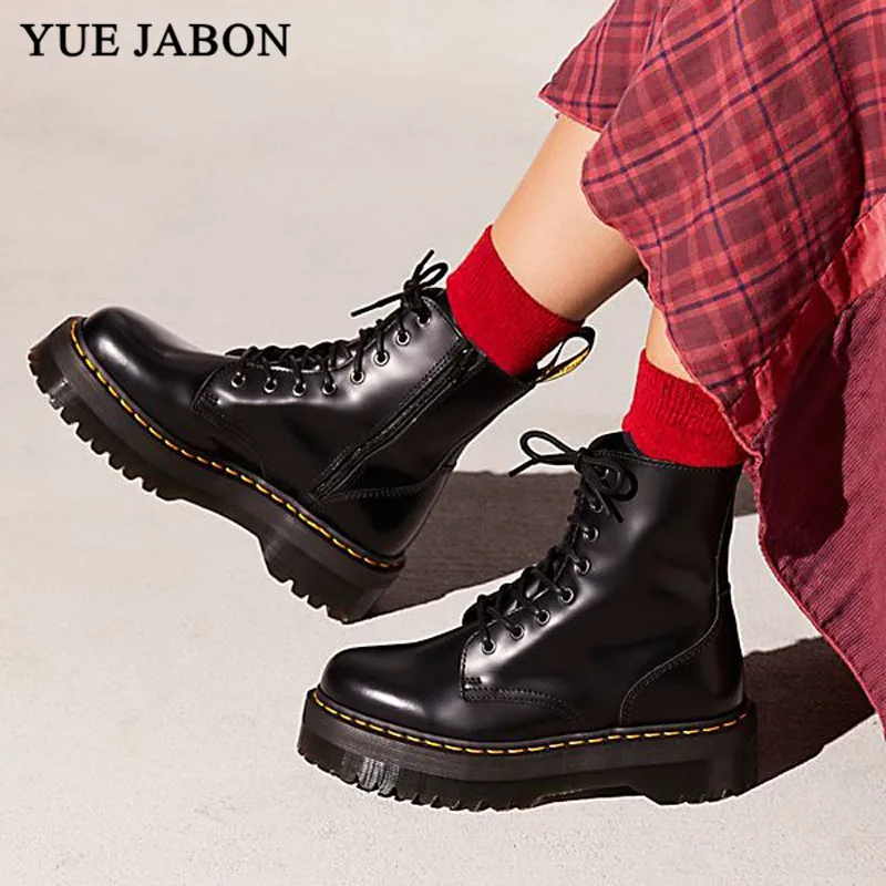 Black Martin boots women Thick platform Lace up ankle boots warm winter flat women shoes Zip cowboy boots white chelsea shoes
Black Martin boots women Thick platform Lace up ankle boots warm winter flat women shoes Zip cowboy boots white chelsea shoes
