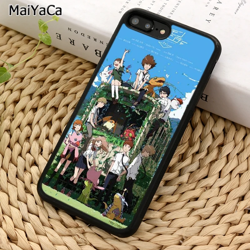 MaiYaCa Digimon Приключения три японский чехол для телефона iPhone X XR XS 11 12 Pro MAX 5 6 7 8 Plus Samsung