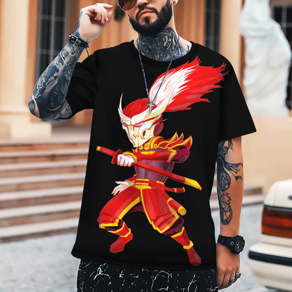 3D Print T-shirt Manga Round Neck Short Sleeves Summer Fashion Solid Color Cartoon Man Child Hot Sale New Style Breathable Shirt
3D Print T-shirt Manga Round Neck Short Sleeves Summer Fashion Solid Color Cartoon Man Child Hot Sale New Style Breathable Shirt