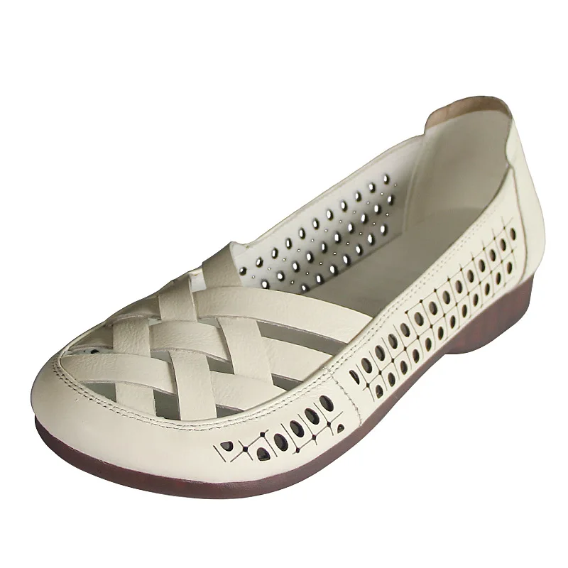 Promotion 2023 New Summer Round Toe Genuine Leather Breathable Sandals Flats Large Size Soft Comfortable Women Sandals
Promotion 2023 New Summer Round Toe Genuine Leather Breathable Sandals Flats Large Size Soft Comfortable Women Sandals