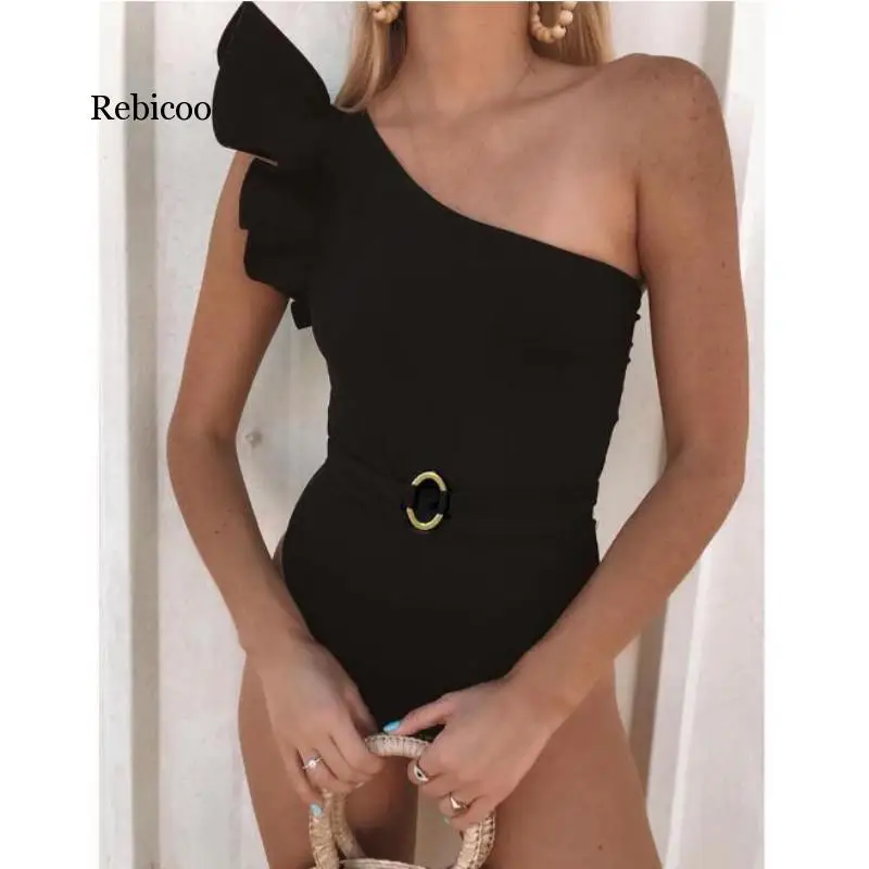 One Piece Swimwear Women Swimsuit One Shoulder Ruffle Swimsuit Bathing Suit Beach Wear Swim Monokini
One Piece Swimwear Women Swimsuit One Shoulder Ruffle Swimsuit Bathing Suit Beach Wear Swim Monokini