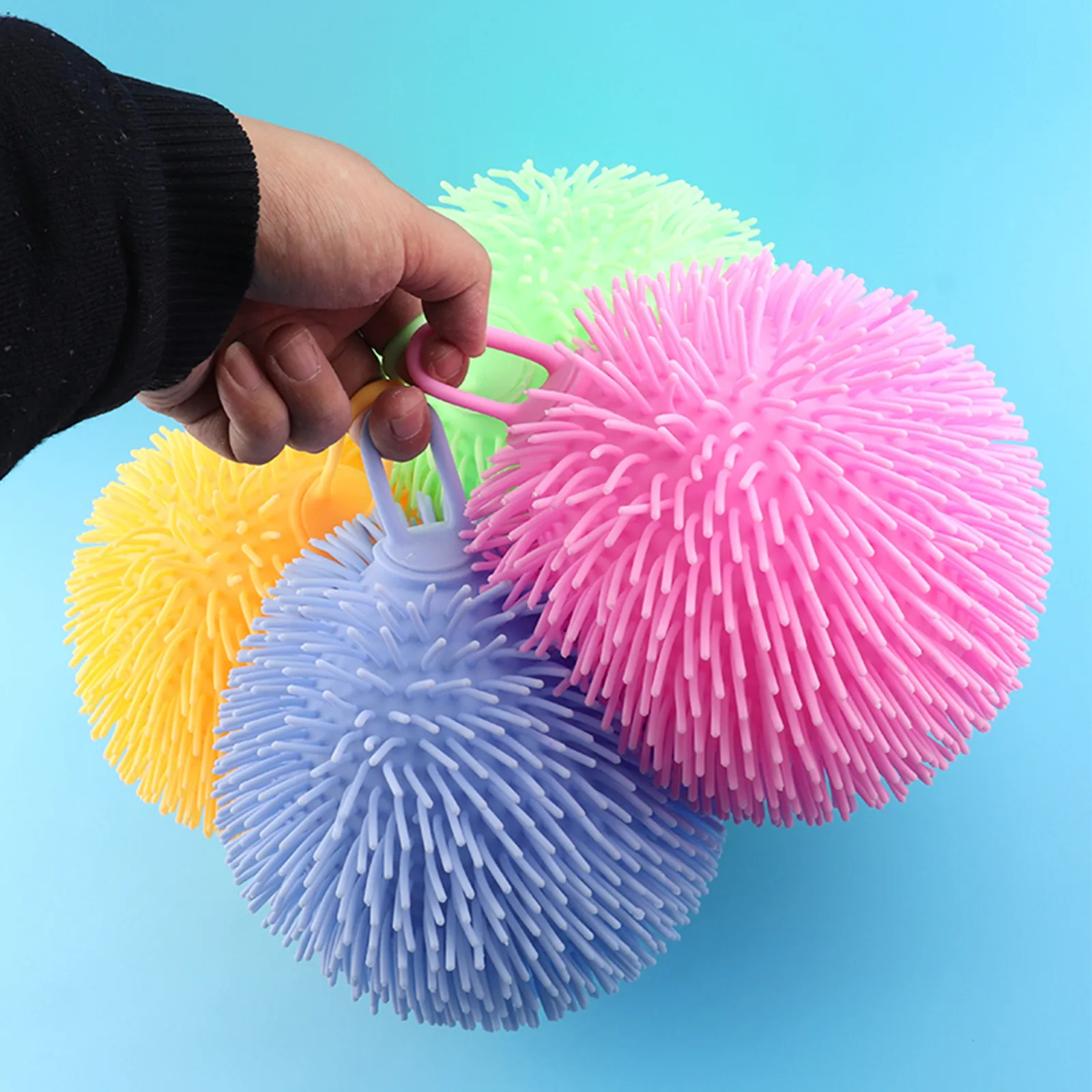 1 шт. игрушка для снятия стресса игрушки световой шар сквоша Globbles надувные