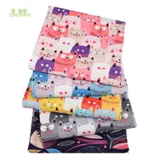 Chainho,Cats & Fishes Cartoon Digital Printing Waterproof Fabric,For DIY Quilting&Sewing Suitcases,Handbags,Tablecloth Material