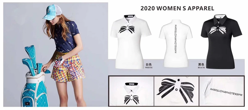 2020 new golf sports ladies T-shirt Mark & Lone solid color breathable quick-drying golf ladies sports casual short sleeve
2020 new golf sports ladies T-shirt Mark & Lone solid color breathable quick-drying golf ladies sports casual short sleeve