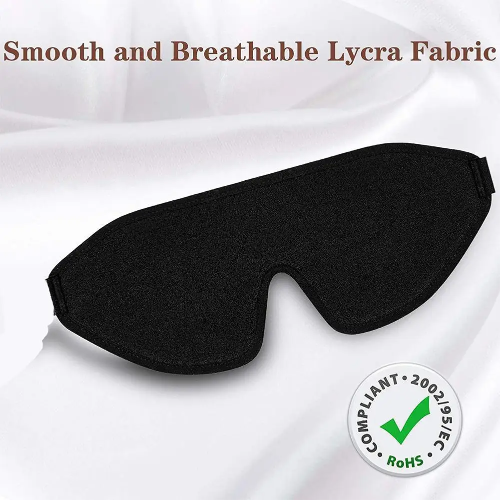 Lightweight Sleep Mask Men Women Eye Patch 3D Blackout Eye Mask for Sleeping soft Portable Blindfold Travel Comfy Eyepatch
Lightweight Sleep Mask Men Women Eye Patch 3D Blackout Eye Mask for Sleeping soft Portable Blindfold Travel Comfy Eyepatch